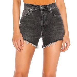Agolde Micah Denim Short in Helix Size 25